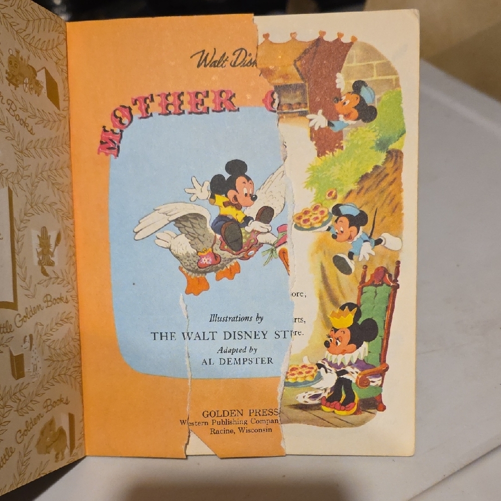 Walt Disney's Mother Goose Little Golden Book - Picture 2 of 4